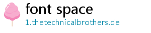 font space